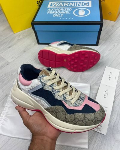 Gucci Shoe GG Rhyton Sneakers