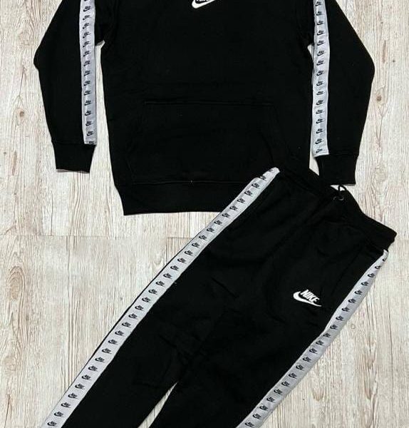 Nike Fleece Tracksuit in black color