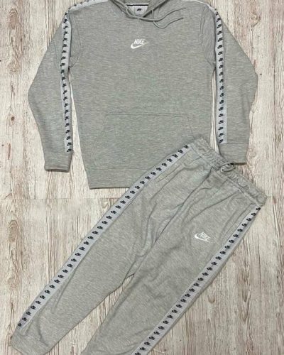 Nike Fleece Tracksuit in grey color