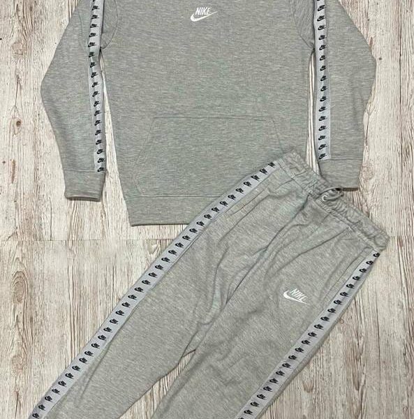 Nike Fleece Tracksuit in grey color