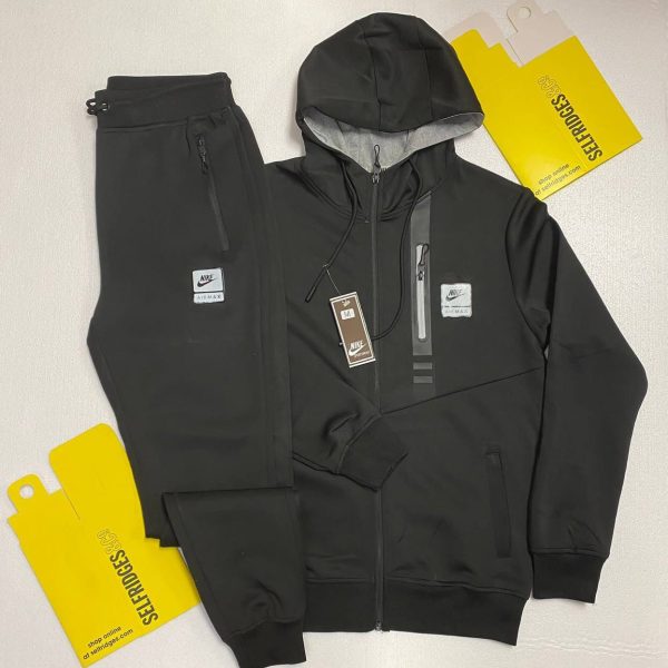 Nike Airmax Tracksuit in black color