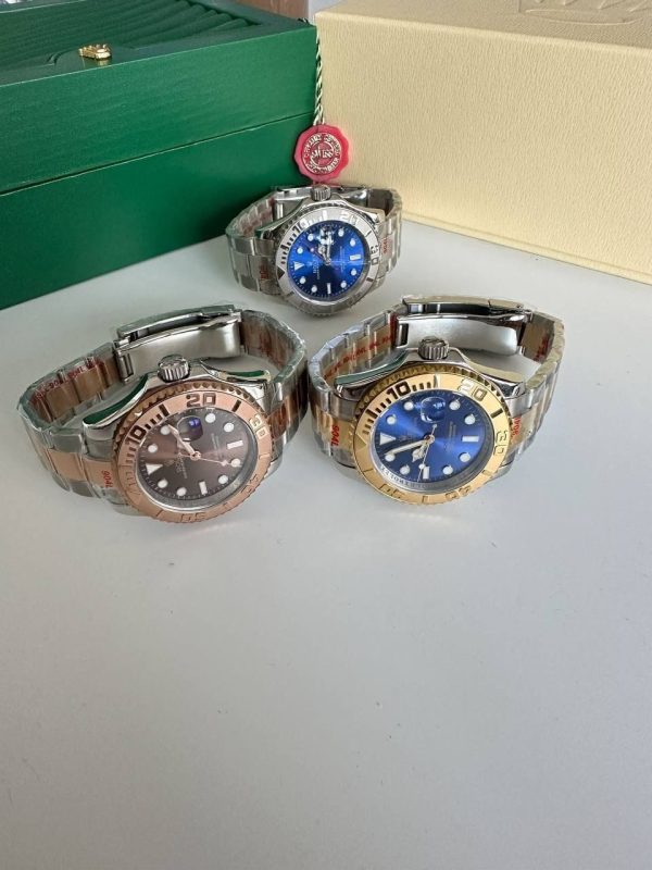Rolex Yacht Master in 3 Different Colors with Chain Strap Rolex Yacht Master in 3 Different Colors with Chain Strap
