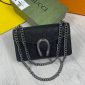 Gucci Dionysus GG Supreme Mini Clutch Luxury Chain Bag for Women In Full Black Colour