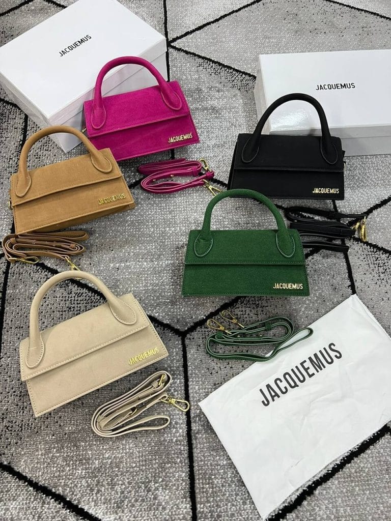 Jacquemus Le Chiquito Mini Foldover Bag Premium Replica Tote with Long Strap In Multiple Colors