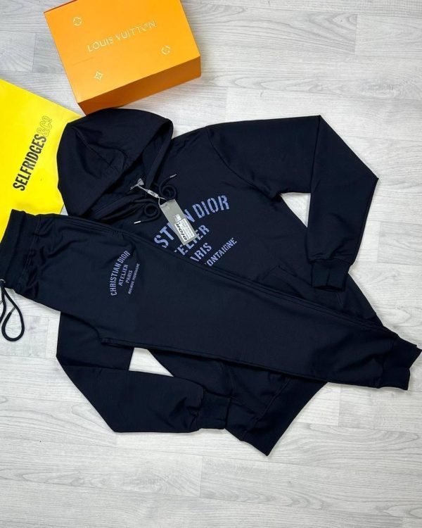 Christian Dior Tracksuit In Navy Blue Color