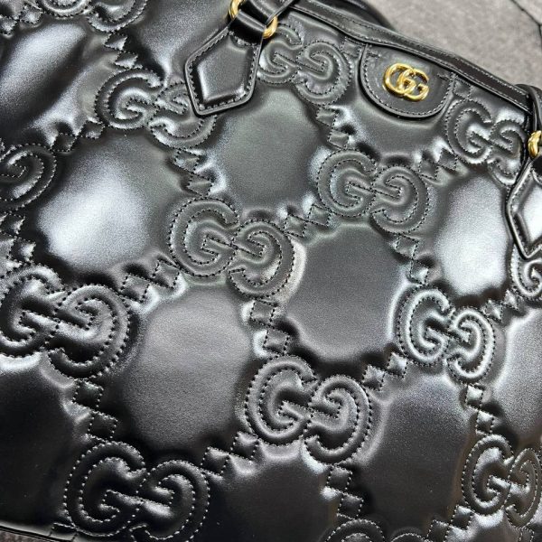 Gucci Women GG Matelassé Tote Bag GG Logo Quality
