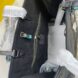 Interior view of the LV On The Go Tote Bag with organized compartments and branded lining.