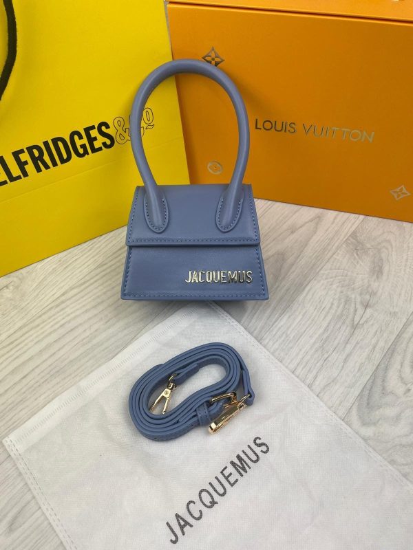 Jacquemus Le Chiquito Mini Replica Bag Luxury Crossbody Square Handbag for Women In Grey Color Jacquemus Le Chiquito Mini Replica Bag Luxury Crossbody Square Handbag for Women In Grey Color
