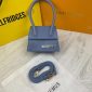 Jacquemus Le Chiquito Mini Replica Bag Luxury Crossbody Square Handbag for Women In Grey Color