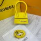 Jacquemus Le Chiquito Mini Replica Bag Luxury Crossbody Square Handbag for Women In Yellow Color