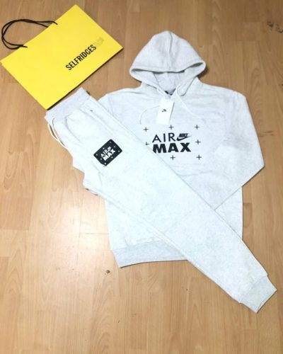 Nike Tracksuit with Pullover Hoodie in white Color Nike Tracksuit with Pullover Hoodie in white Color
