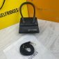 Jacquemus Le Chiquito Mini Replica Bag Luxury Crossbody Square Handbag for Women In Black Color