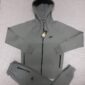 Nike Tracksuit with Zipper Pockets in grey Color