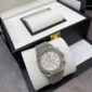 Oak with Silver Strap