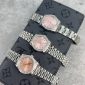 Rolex Datejust Pink Dial Watch in Different Chain Straps
