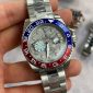 Rolex GMT Master II With Silver Chain Strap