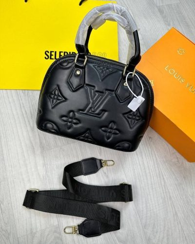 Louis Vuitton Alma Bag Iconic Designer Handbag in Black Colour Louis Vuitton Alma Bag Iconic Designer Handbag in Black Colour