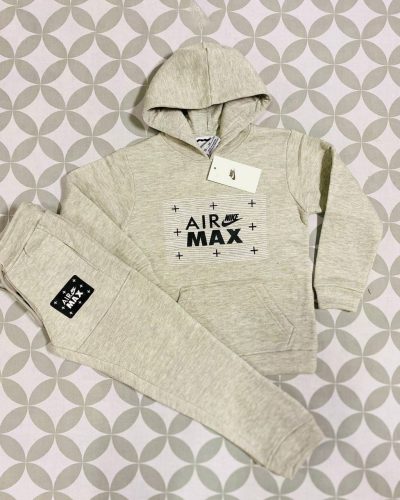 Kids Nike Airmax Tracksuit in grey Color
