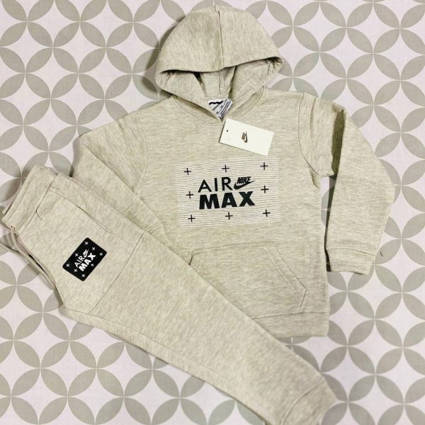 Kids Nike Airmax Tracksuit in grey Color