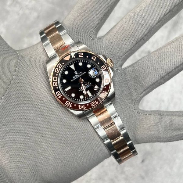 Rolex GMT Master II Watch Men's in Black Dial