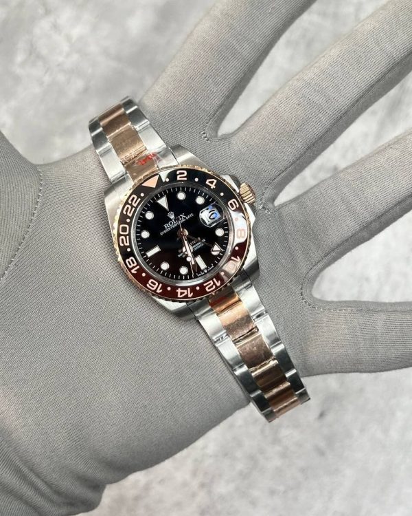 Rolex GMT Master II Watch Men's in Black Dial