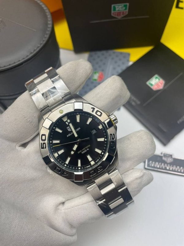 Tag Watch with Metal Strap Black Colour Tag Watch with Metal Strap Black Colour