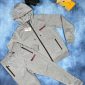 Prada Milano Zipper Tracksuit in grey color