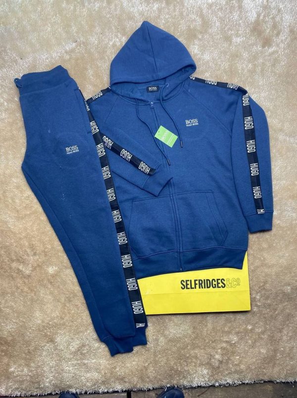 Hugo Boss Men Logo Tracksuit in royal blue Color Hugo Boss Men Logo Tracksuit in royal blue Color
