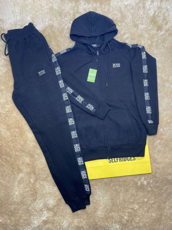 Hugo Boss Men Logo Tracksuit in navy blue Color Hugo Boss Men Logo Tracksuit in navy blue Color