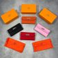 Hermes Kelly Long Wallet Padlock Design Women Luxury Bag in Black Orange Red and Pink Color