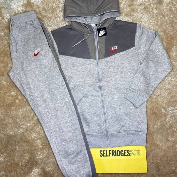 Nike Tech Fleece Tracksuit in grey color