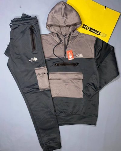 The North Face Men’s Tracksuit in grey color