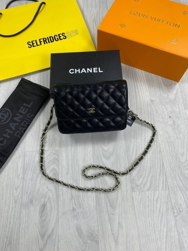 Chanel Grained Calfskin Mini Flap Bag Premium A+ Replica with Gold Chain Strap Chanel Grained Calfskin Mini Flap Bag Premium A+ Replica with Gold Chain Strap