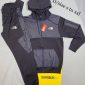 The North Face Tracksuit with Hoodies in grey color