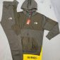 The North Face Tracksuit with Hoodies in green color