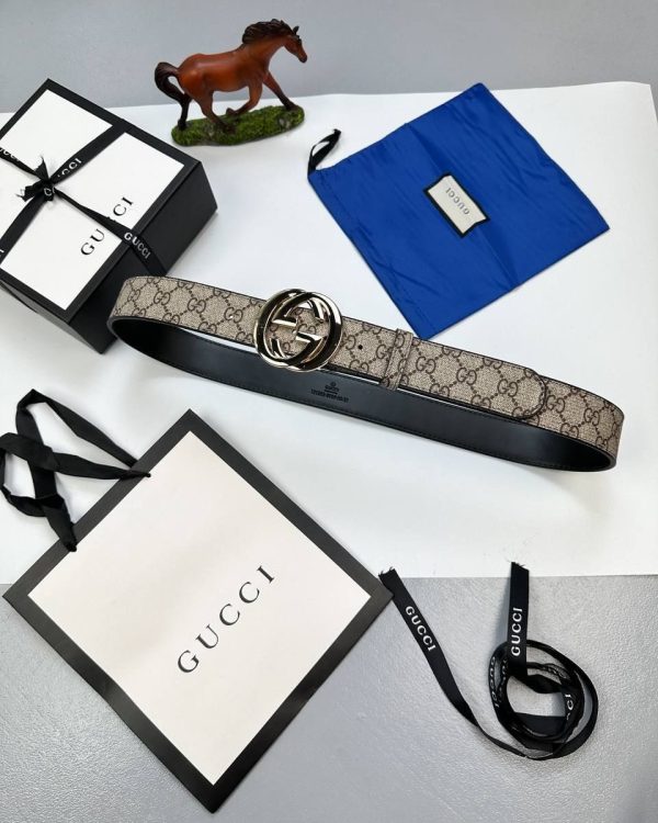 Gucci GG Monogram Canvas Belt