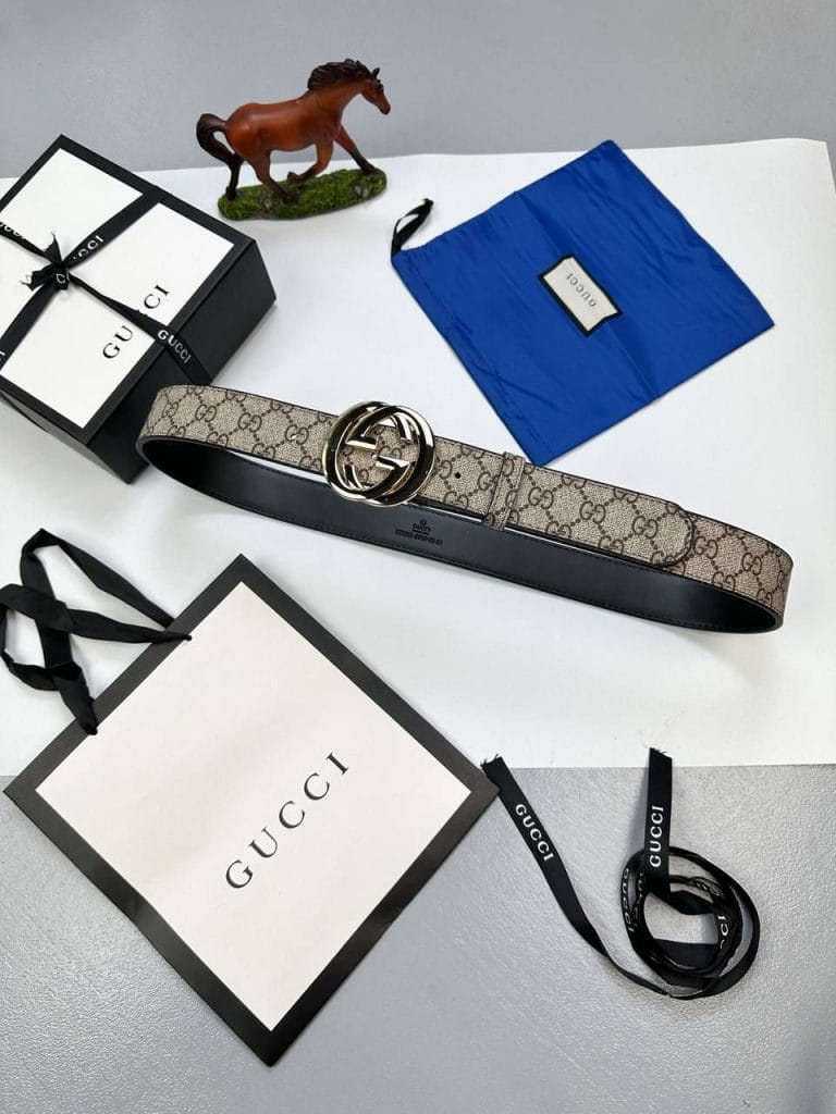 Gucci GG Monogram Canvas Belt