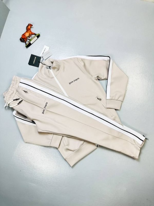 Palm Angels Luxury Sports Tracksuit Full Sleeves Off White Sale UK Palm Angels Luxury Sports Tracksuit Full Sleeves Off White Sale UK