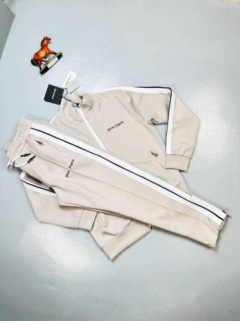 Palm Angels Luxury Sports Tracksuit Full Sleeves Off White Sale UK