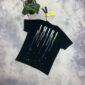 Amiri Men’s Women’s Replica Paint Drip Top T-shirts in black color