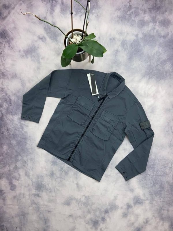Stone Island Ghost Overshirts in dark grey Color Stone Island Ghost Overshirts in dark grey Color