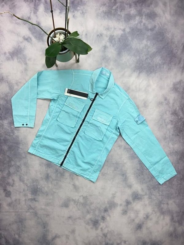 Stone Island Ghost Overshirts turquoise color Stone Island Ghost Overshirts turquoise color