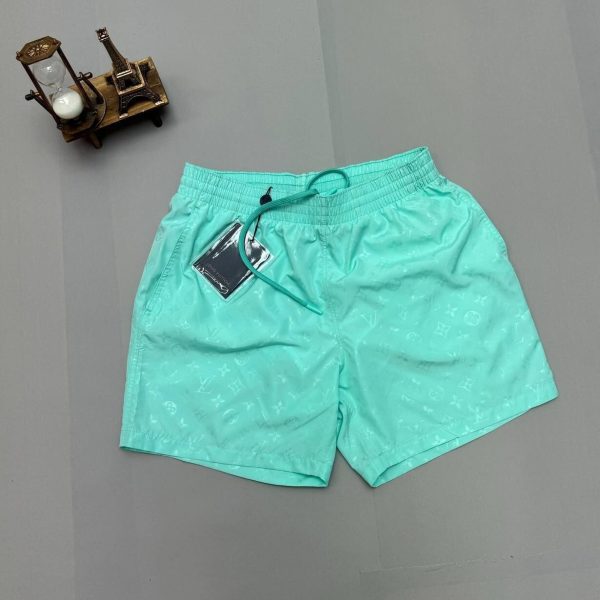 LV Swim Shorts in turquoise Color