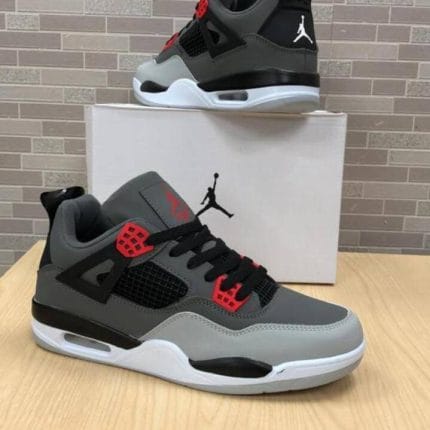 Nike Air Jordan 4 Retro Infrared IV Women’s Black Grey Rep