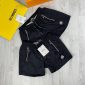 Moncler Replica Men’s Shorts Luxury Designer Logo Printed in black color