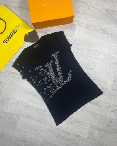 LV Ladies T-Shirts in black color LV Ladies T-Shirts in black color