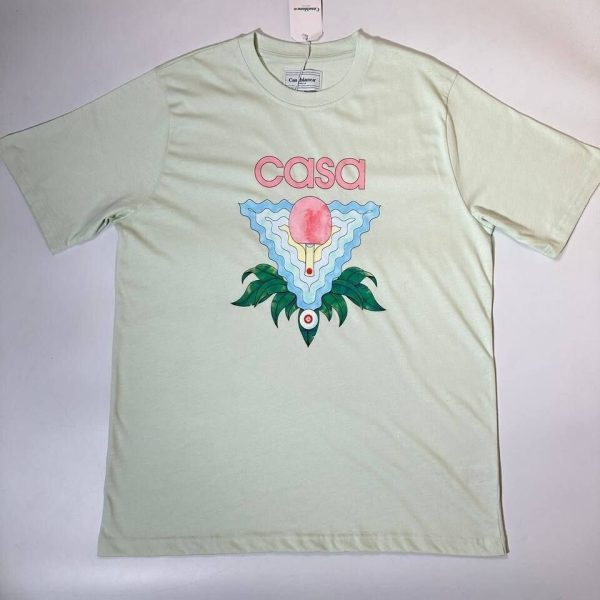 Casablanca Memphis Icon Tee Mint T-Shirt i