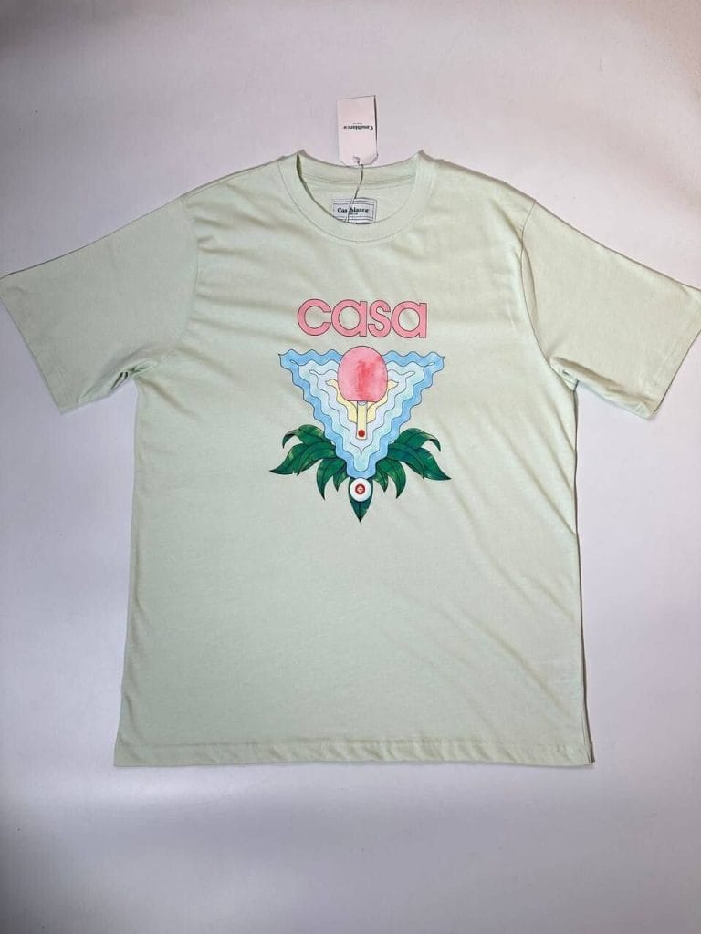 Casablanca Memphis Icon Tee Mint T-Shirt i