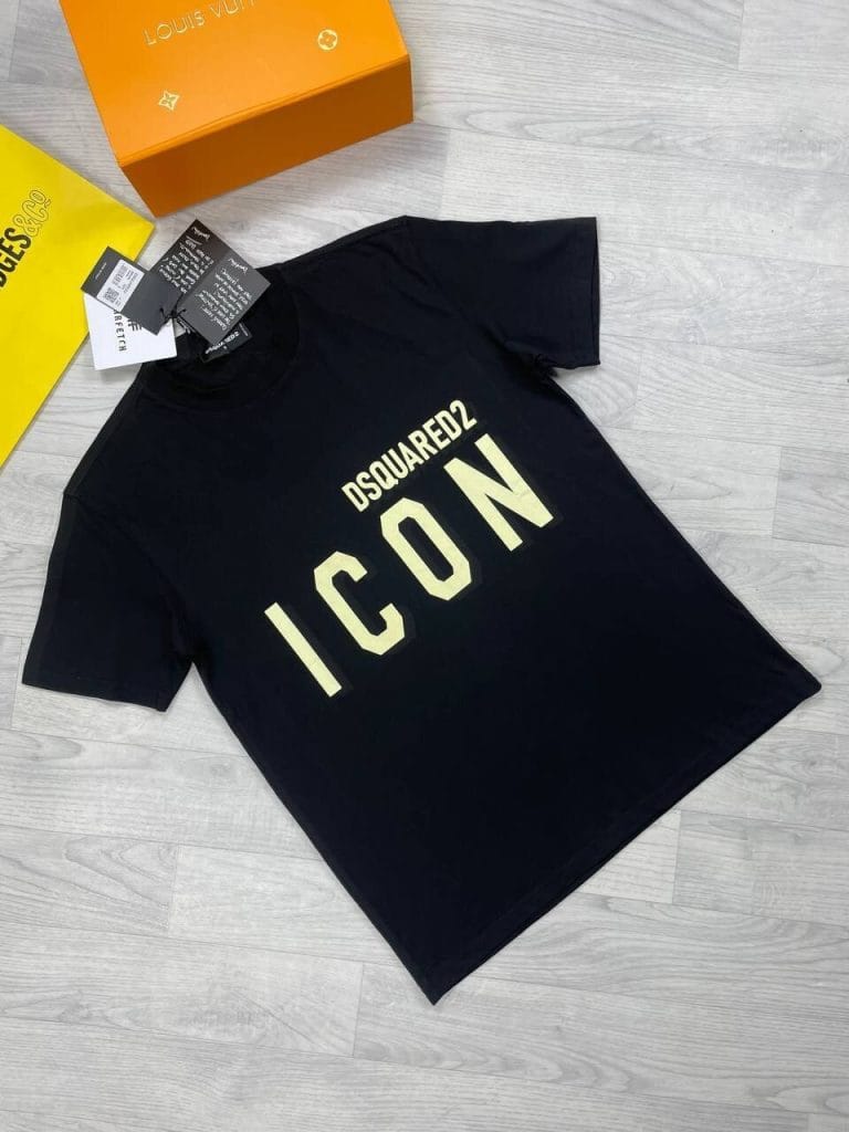 ICON Dsquare2 T-shirt in Black color