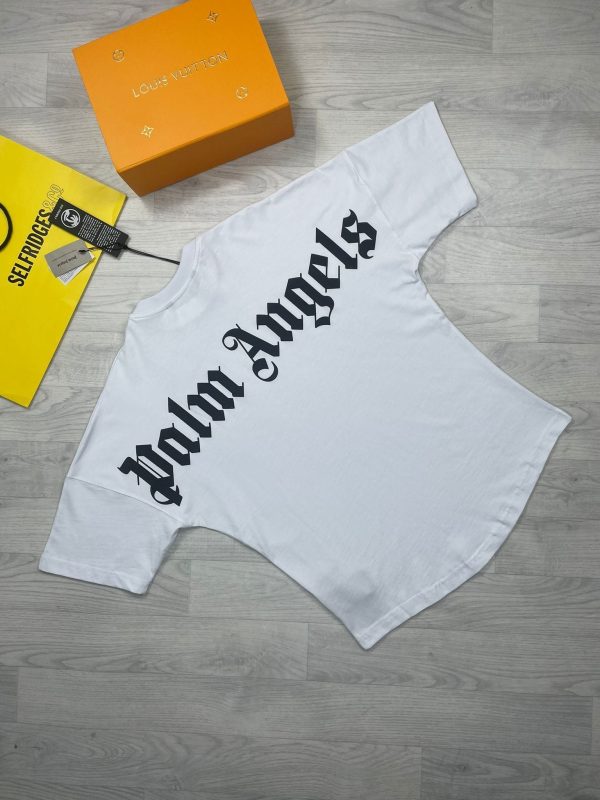 Moncler X Palm Angels Women Replica Oversized T-shirts in white color Moncler X Palm Angels Women Replica Oversized T-shirts in white color